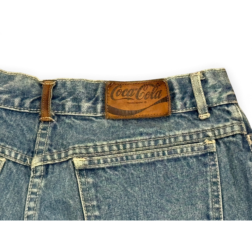 Vintage Coca Cola Jeans Womens High Rise Tapered Mom Jeans Denim Sz 27/6 - Picture 8 of 10